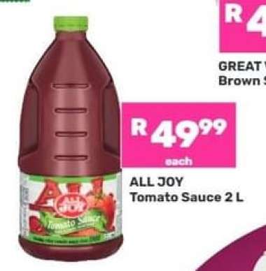 All Joy Tomato Sauce 2 L
