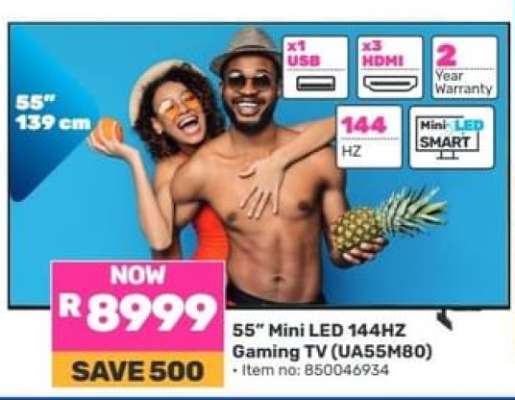 55" Mini LED 144HZ Gaming TV (UA55M80)