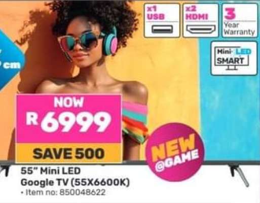 55” Mini LED Google TV (55X6600K)