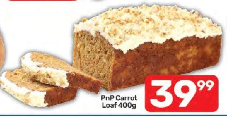 PnP Carrot Loaf 400g