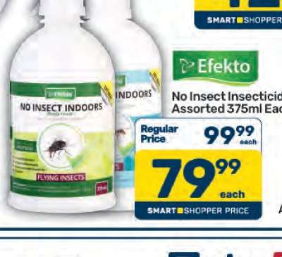 Efekto No Insect Insecticide Assorted 375ml Each
