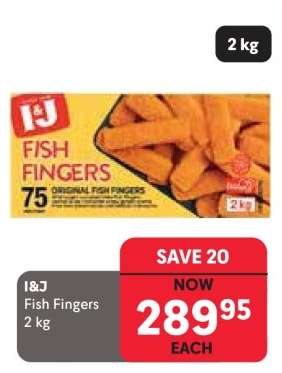 I&J Fish Fingers 2 kg