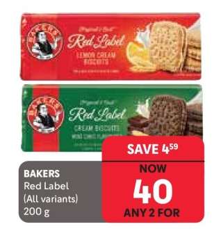 BAKERS Red Label
