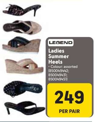 Ladies Summer Heels