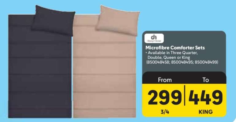 Microfibre Comforter Sets