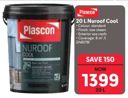 Plascon 20 L Nuroof Cool