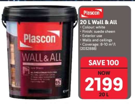 Plascon 20 L Wall & All