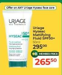 Uriage Hyseac Mattifying Fluid SPF50+