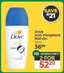 Dove Anti-perspirant Roll-On