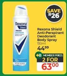 Rexona Shield Anti-Perspirant Deodorant Body Spray