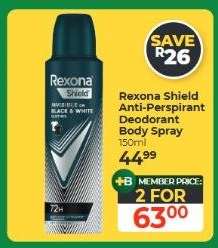 Rexona Shield Anti-Perspirant Deodorant Body Spray