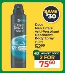Dove Men + Care: Anti-Perspirant Deodorant Body Spray