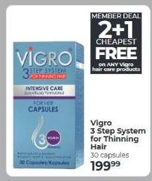 Vigro 3 Step System for Thinning Hair