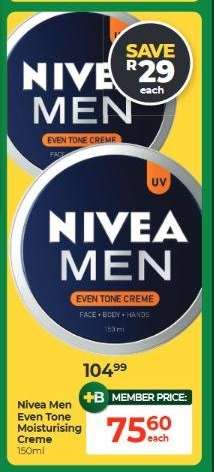 Nivea Men Even Tone Moisturising Creme