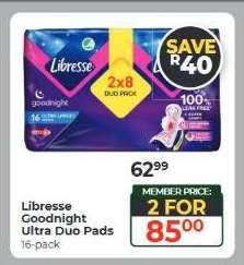 Libresse Goodnight Ultra Duo Pads
