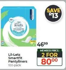 Lil-Lets Smartfit Pantyliners