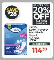 TENA Lady Protect+ Maxi Pads