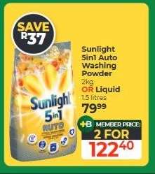 Sunlight 5in1 Auto Washing Powder