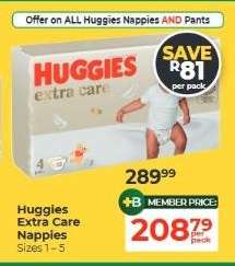 Huggies Extra Care Nappies