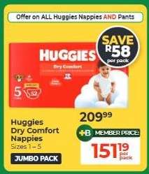 Huggies Dry Comfort Nappies