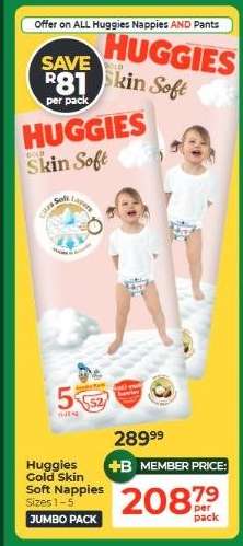 Huggies Gold Skin Soft Nappies