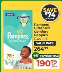 Pampers Ultra Skin Comfort Nappies