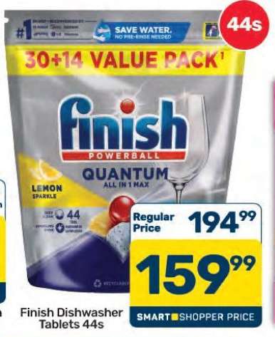 Finish Dishwasher Tablets 44s