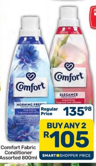 Comfort Fabric Conditioner Assorted 800ml