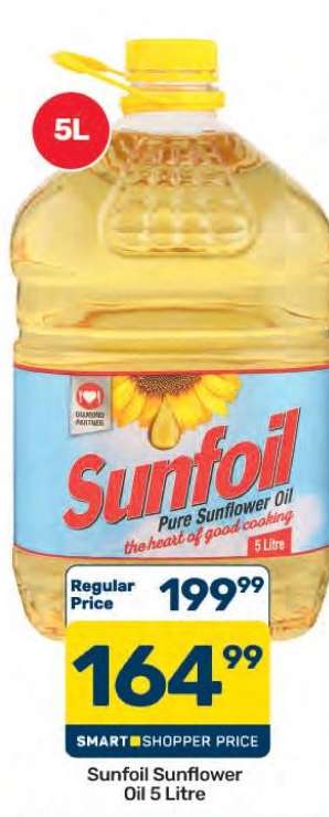 Sunfoil Sunflower Oil 5 Litre