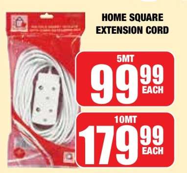 HOME SQUARE EXTENSION CORD