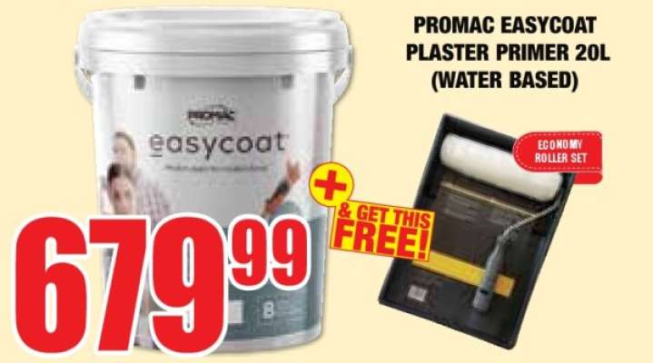 PROMAC EASYCOAT PLASTER PRIMER 20L (WATER BASED)