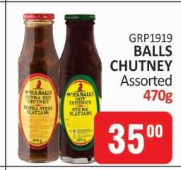 BALLS CHUTNEY