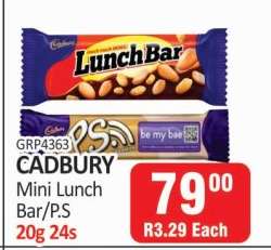 CADBURY Mini Lunch Bar/P.S