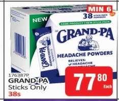 GRAND-PA Sticks Only 38s