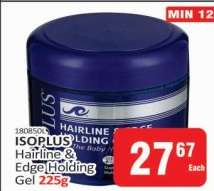 ISOPLUS HAIRLINE & EDGE HOLDING GEL 225g