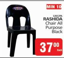 RASHIDA CHAIR All Purpose Black