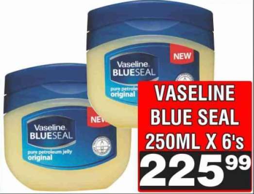 VASELINE BLUE SEAL 250ML X 6's