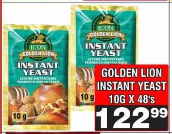 GOLDEN LION INSTANT YEAST 10G X 48's