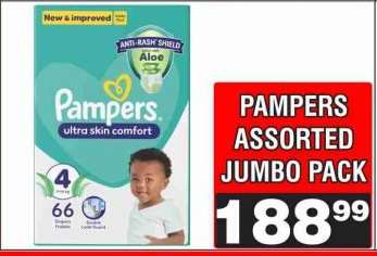 PAMPERS ASSORTED JUMBO PACK