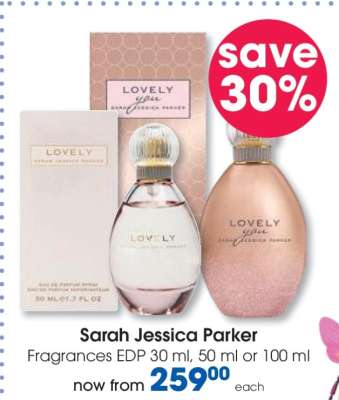 Sarah Jessica Parker Fragrances EDP 30 ml, 50 ml or 100 ml