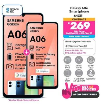 Galaxy A06 Smartphone 64GB