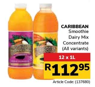 Caribbean Smoothie Dairy Mix Concentrate