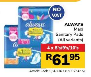 ALWAYS Maxi Sanitary Pads
