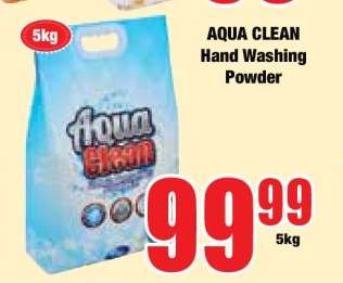 AQUA CLEAN Hand Washing Powder