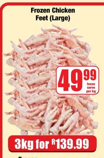 Frozen Chicken Feet (Large)