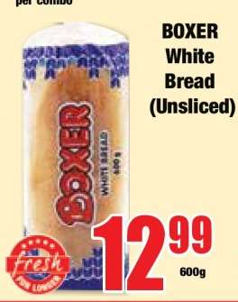 BOXER White Bread (Unsliced)