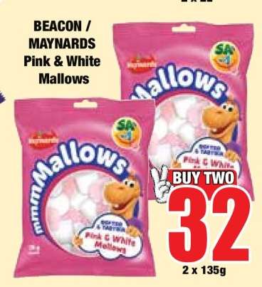 BEACON / MAYNARDS Pink & White Mallows