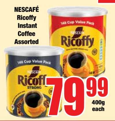 NESCAFÉ Ricoffy Instant Coffee Assorted