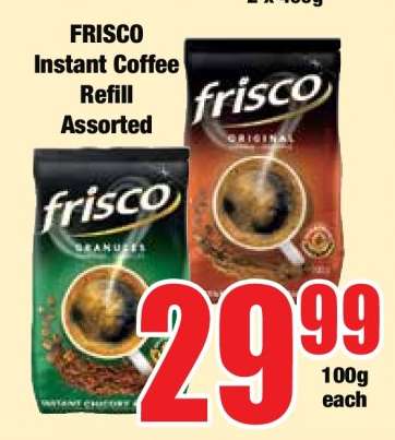 FRISCO Instant Coffee Refill Assorted