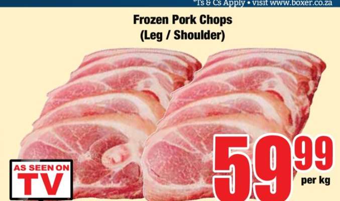 Frozen Pork Chops (Leg / Shoulder)
